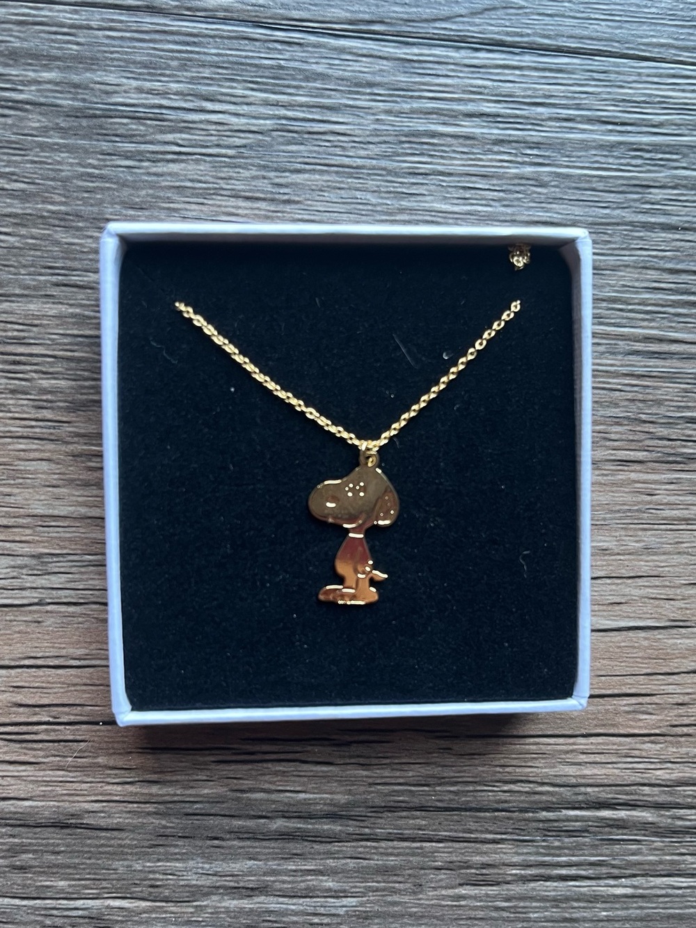 Peanuts Snoopy Gold Necklace